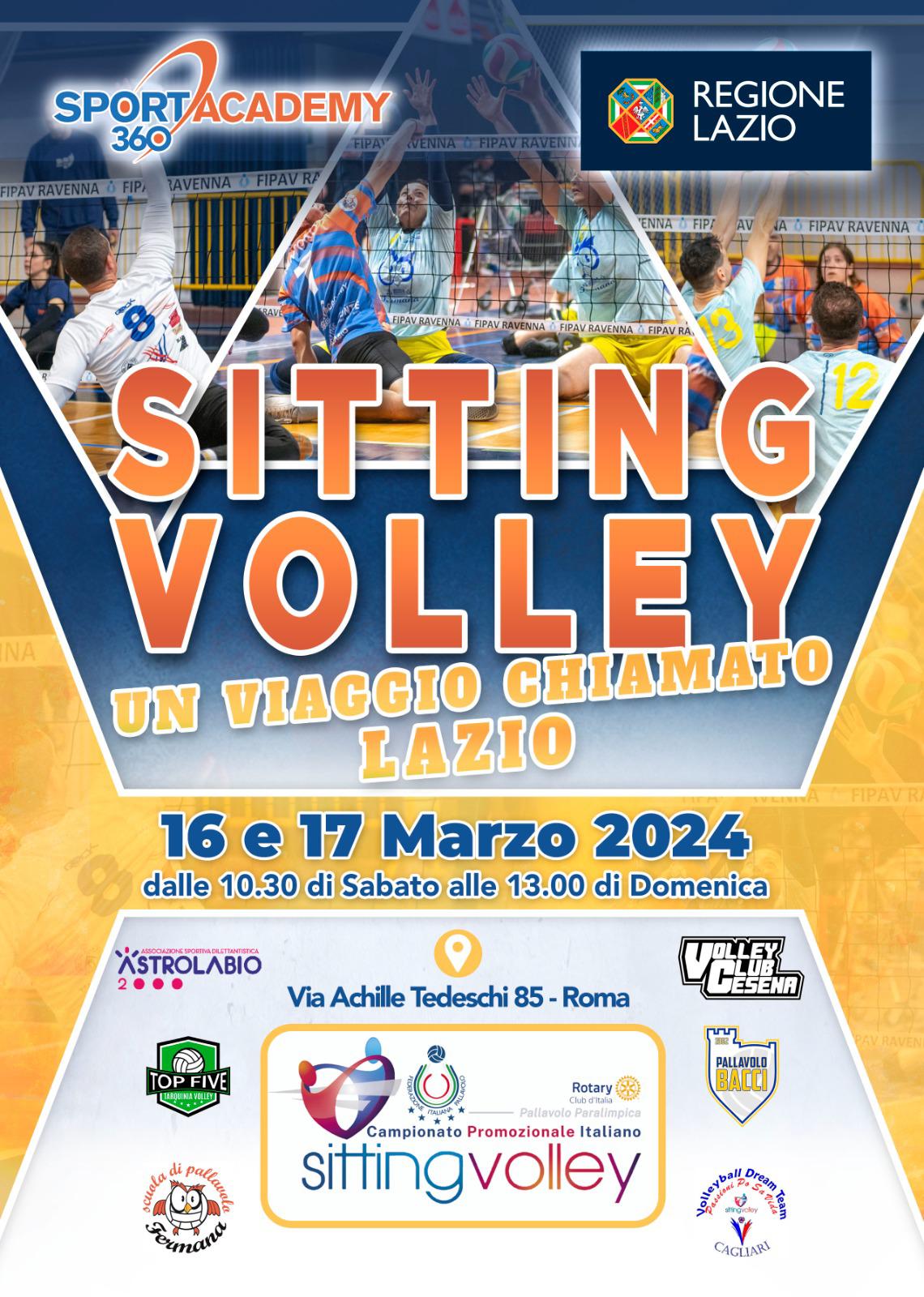 Sitting Volley Lazio marzo 2024